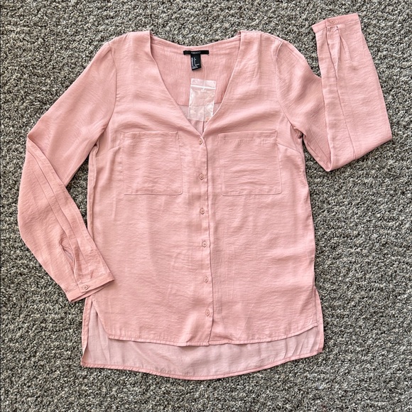 Forever 21 Button-Up Blouse - Picture 1 of 7